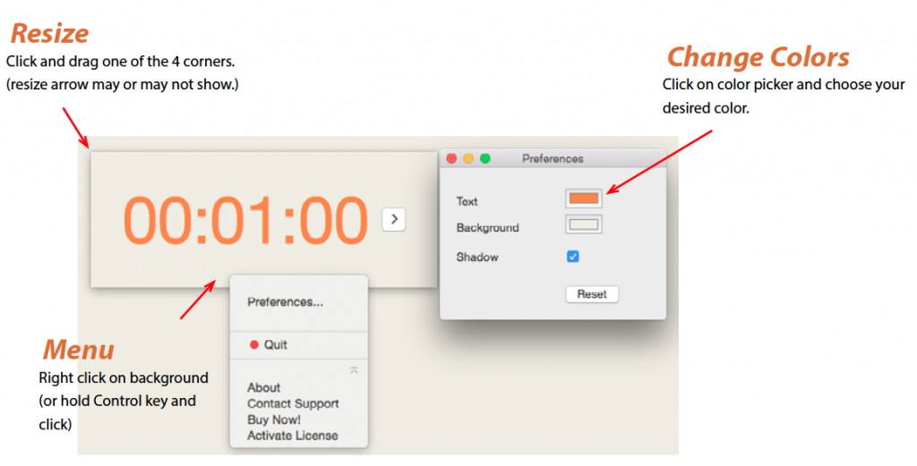 PPT Mac Timer Color User Guide LTC Clock