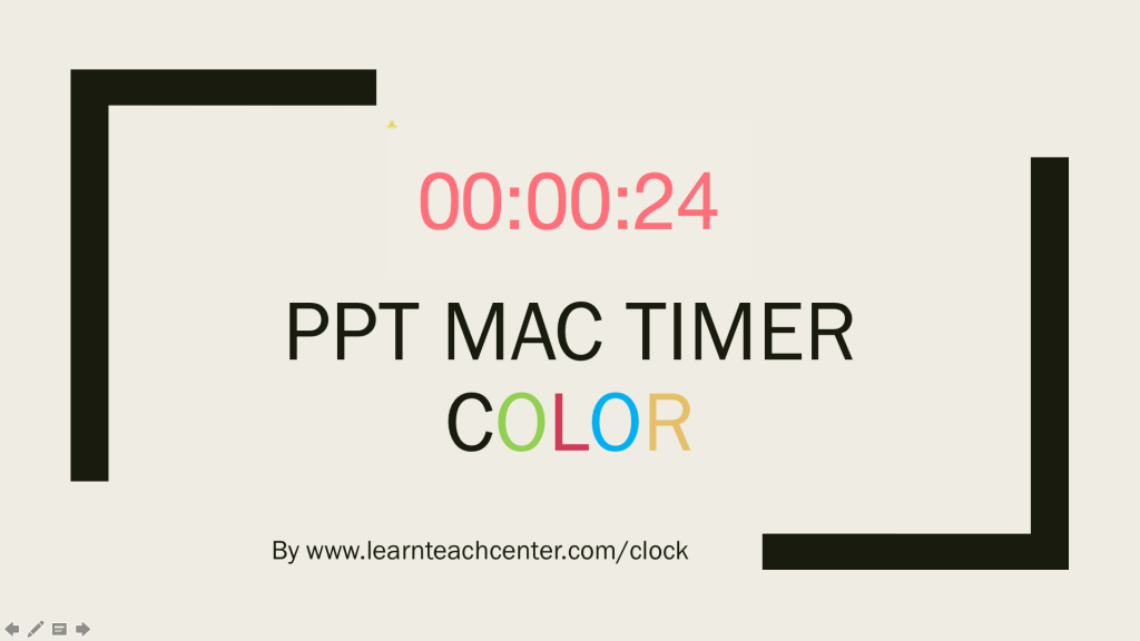 PPT Mac Timer Color LTC Clock