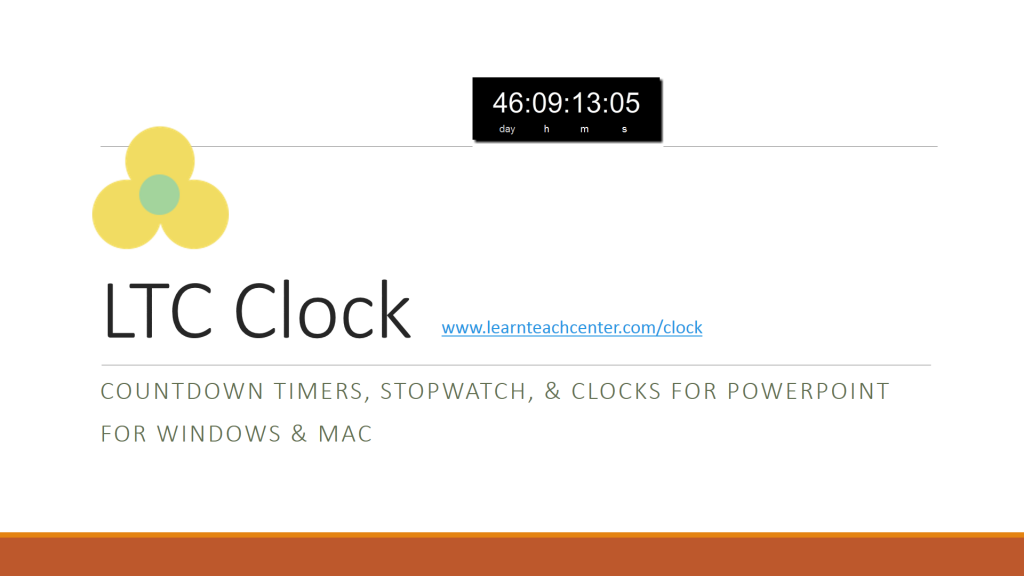 PPT Flash Timer D LTC Clock