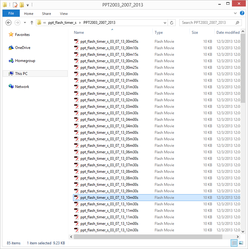 PPT Flash Timer S LTC Clock